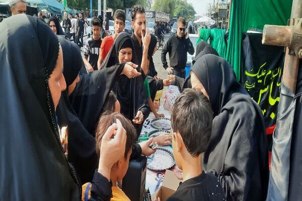  حضور جاماندگان حسینی در مرزهای خوزستان