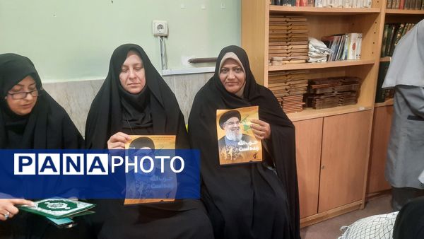 مراسم هفتمین روز شهادت‌ سید مقاومت در ناحیه۶ مشهد 