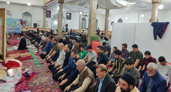 مراسم معنوی اعتکاف در مسجد امام هادی(ع) الشتر