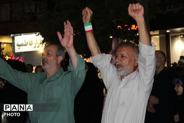 صد و هشتادمین تجمع دفاع از وطن  مردم رجایی شهر با حضور سفیر شهدای میناب