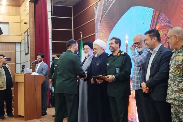 مراسم تکریم و معارفه فرمانده سپاه ناحیه مقاومت بسیج حضرت عبدالعظیم (ع) شهرستان ری
