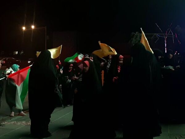 جشن وعده صادق ۲ در میدان فلسطین مشهد