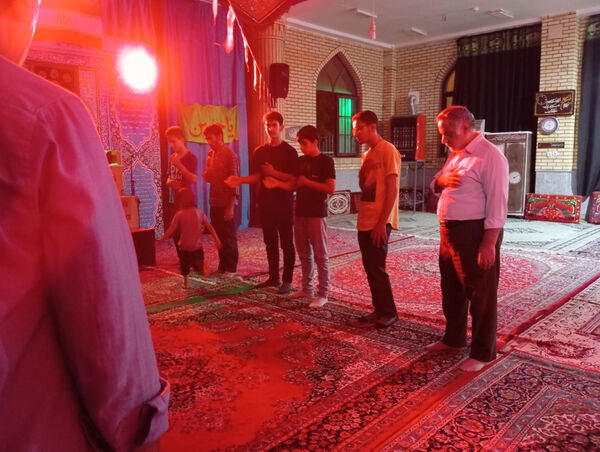 مراسم عزاداری شهادت امام محمد باقر(ع) در شهر جعفریه قم 