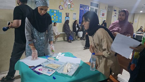 استقرار پزشکان جهادی در شهرستان بندر لنگه 
