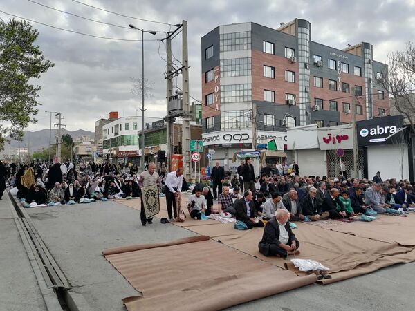 نماز عید فطر در شهرستان آبیک