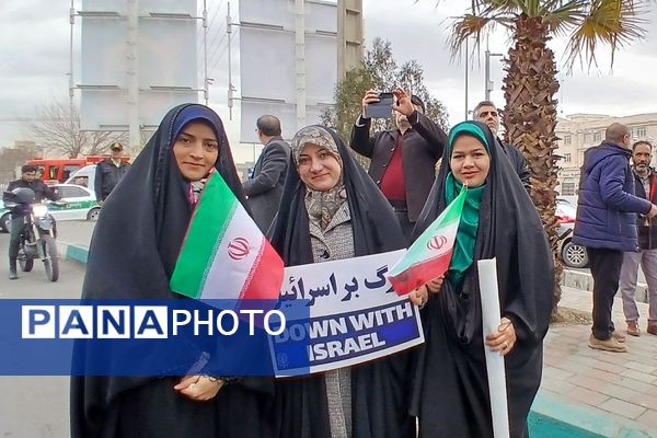 حضور مردم چهاردانگه در جشن چهل و هفتمین سالگرد شکوهمند انقلاب اسلامی