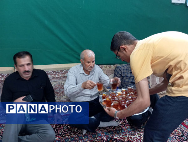 مراسم عزاداری شهادت امام محمد باقر(ع) در شهر جعفریه قم 