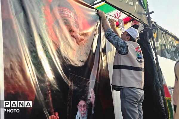 تمرینِ ایثار در مکتب حسینی؛ عملیات آماده‌سازی موکب سازمان دانش‌آموزی رباط‌کریم کلید خورد