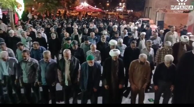 طنین استغاثه به موعود در میدان فاضل گروسی