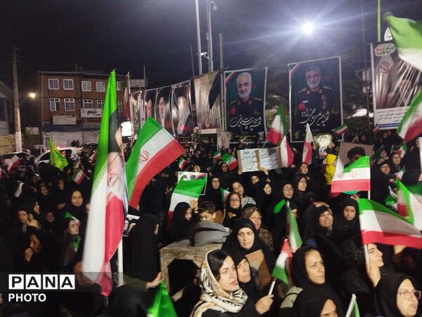 اجتماع حامیان آرمان‌های انقلاب اسلامی در گلوگاه 