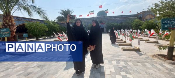 کاروان راهیان نور دانش‌آموزان دختر خراسان شمالی