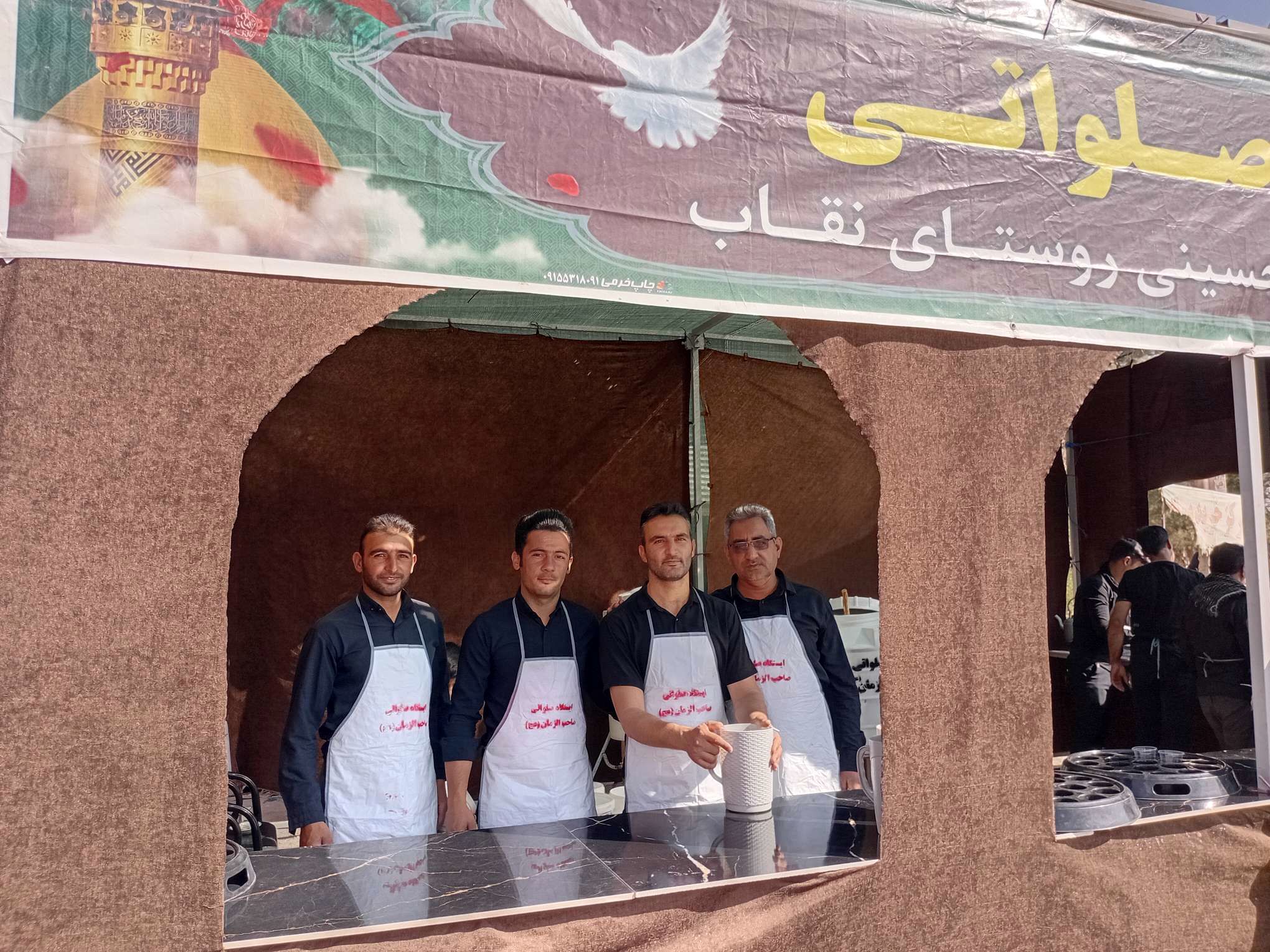 برپایی موکب اربعینی در خلیل آباد