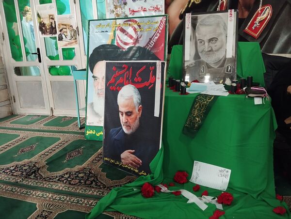 قرائت دعای ام داوود در اعتکاف شهرستان خلیل آباد 