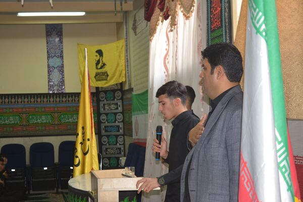 برگزاری مراسم سوگواره احلی من العسل در هنرستان مجتمع فنی تهران بهارستان ۲
