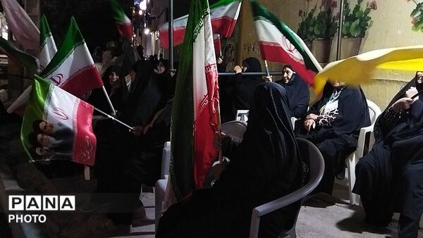 گذری بر اجتماع روبه روی  موکب قمر بنی هاشم در نود و چهارمین شب 