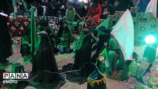 شام غریبان و خیمه‌سوزان در سرتشنیز