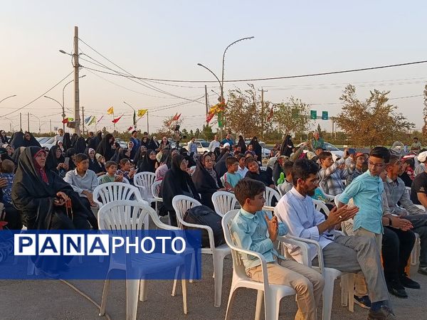 جلوه هایی از پیاده‌روی «امت احمد» در مسیر جمکران
