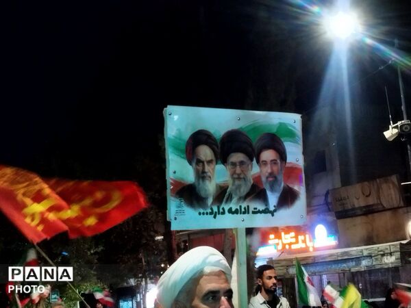 اجتماعات شبانه مردم شهرستان نیشابور بار دگر در قاب پانا 