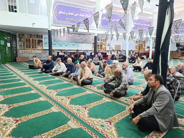عزاداری سالروز شهادت امام حسن عسکری (ع) در مسجد صاحب‌الزمان آشخانه