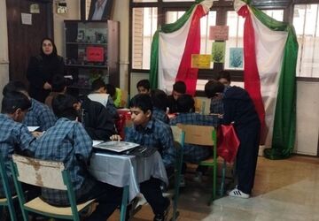 جشنواره فرهنگی و هنری «امید فردا» در مدرسه ایمان ورامین