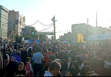 ۱۰ کیلومتر عشق؛ خیابان‌های تهران زیر پایِ غدیری‌ها لرزید