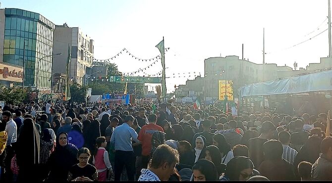 ۱۰ کیلومتر عشق؛ خیابان‌های تهران زیر پایِ غدیری‌ها لرزید