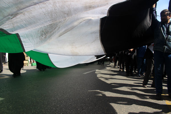 جلوه هایی شکوهمند از راهپیمایی روز جهانی قدس در قم