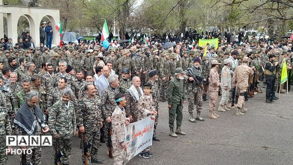رزمایش جان‌فدا برای ایران امام رضایی در سراب