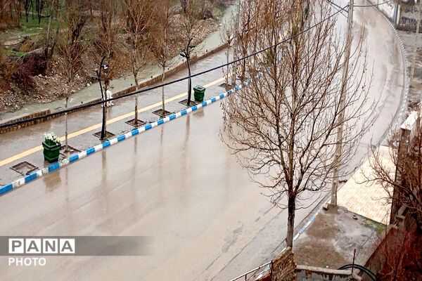  بارش باران در شهر بار 