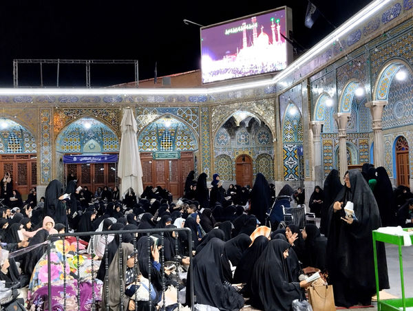 مراسم نخستین شب قدر در حرم حضرت معصومه(س)