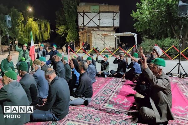 مراسم عزاداری ششمین شب از ماه محرم الحرام در حسینیه شهدای شهر بار
