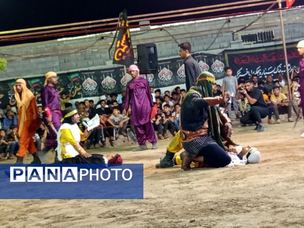 اجرای دوباره تعزیه در پشت علی‌آباد میناب