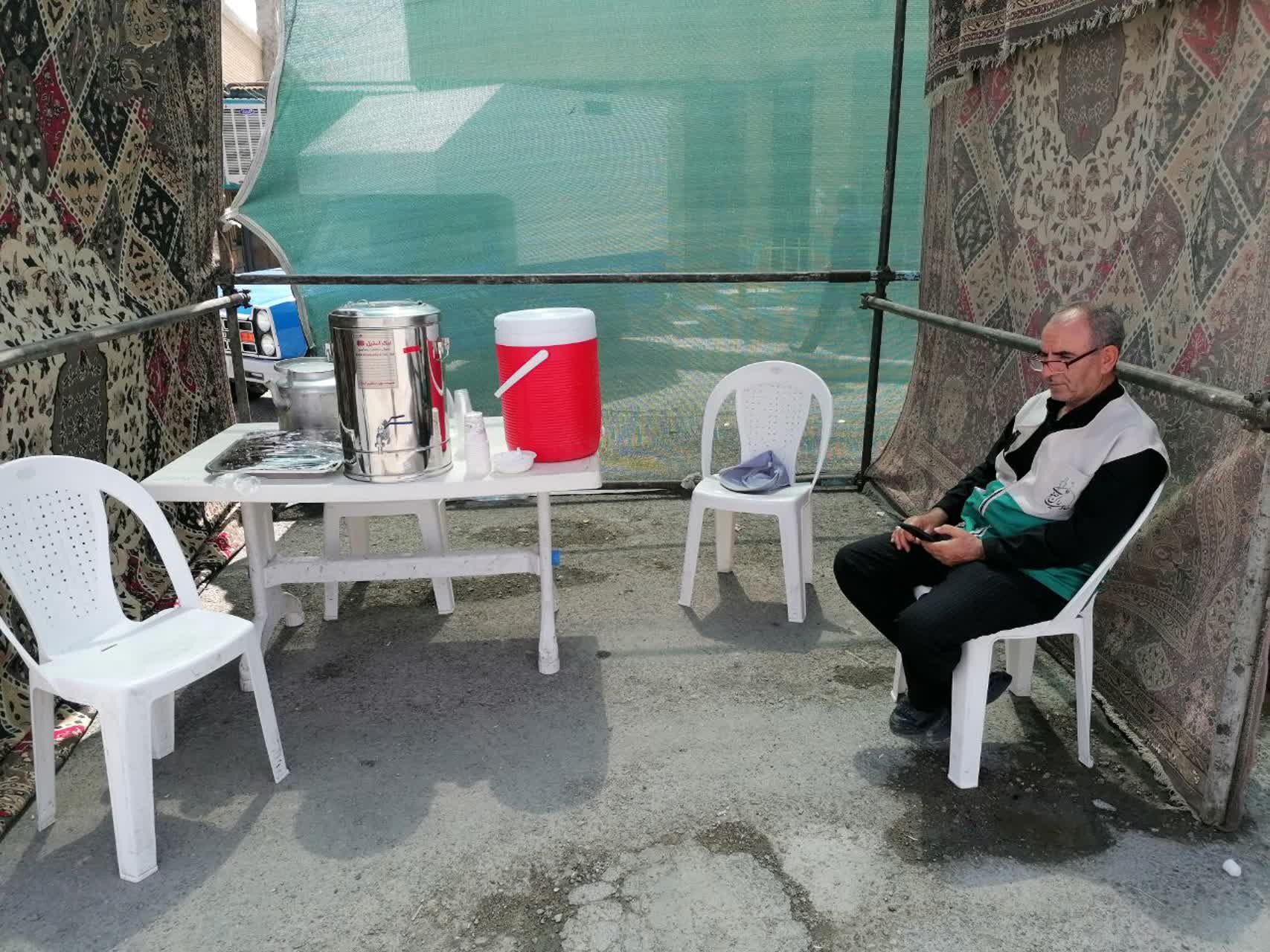 برپایی موکب عاشورایی اربعین حسینی در شیروان
