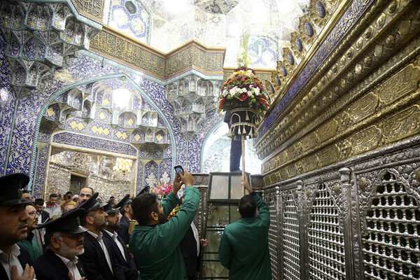 آیین گرامیداشت سالروز طوفان الاقصی با حضور کارکنان پلیس در قم