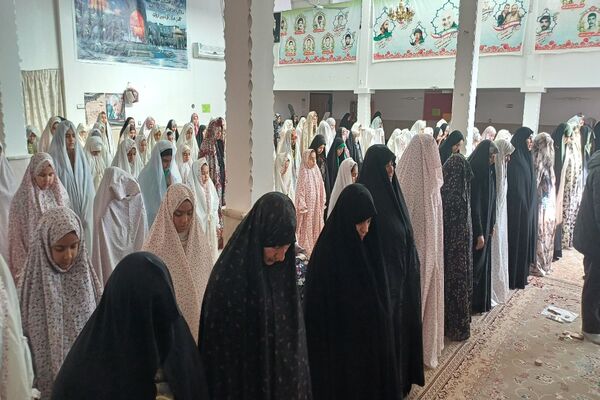 اولین روز  اعتکاف دختران شهرستان جاجرم 