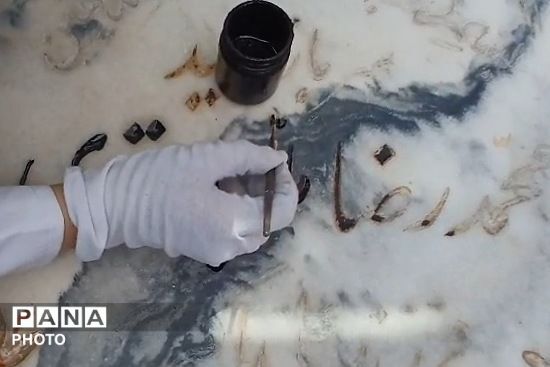 دانش‌آموزان اسلامشهر در گلزار شهدا بهشت‌زهرا 