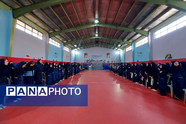 افتتاحیه المپیاد ورزشی درون مدرسه‌ای در منطقه کهریزک 