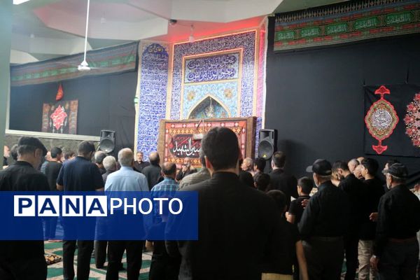 عزاداری ظهر عاشورا در مسجد حضرت صاحب الزمان(عج) مشهد