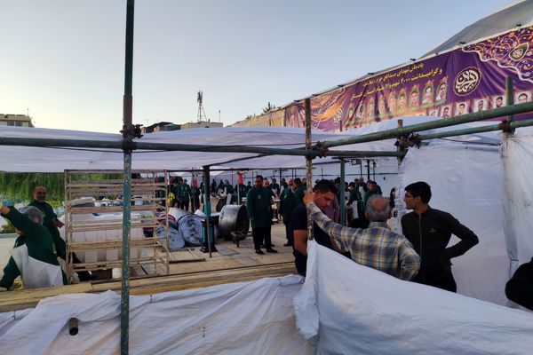 برپایی موکب هایی به عشق امام رضا(ع)