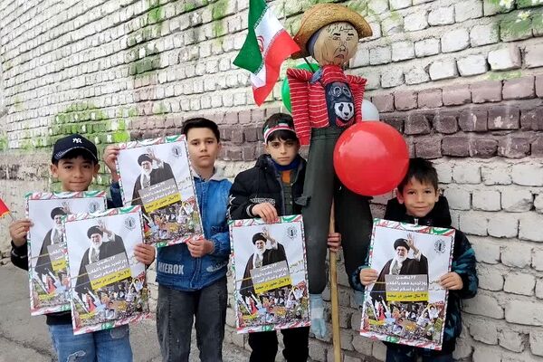 خلق حماسه سالگرد پیروزی انقلاب در روستای صرم 