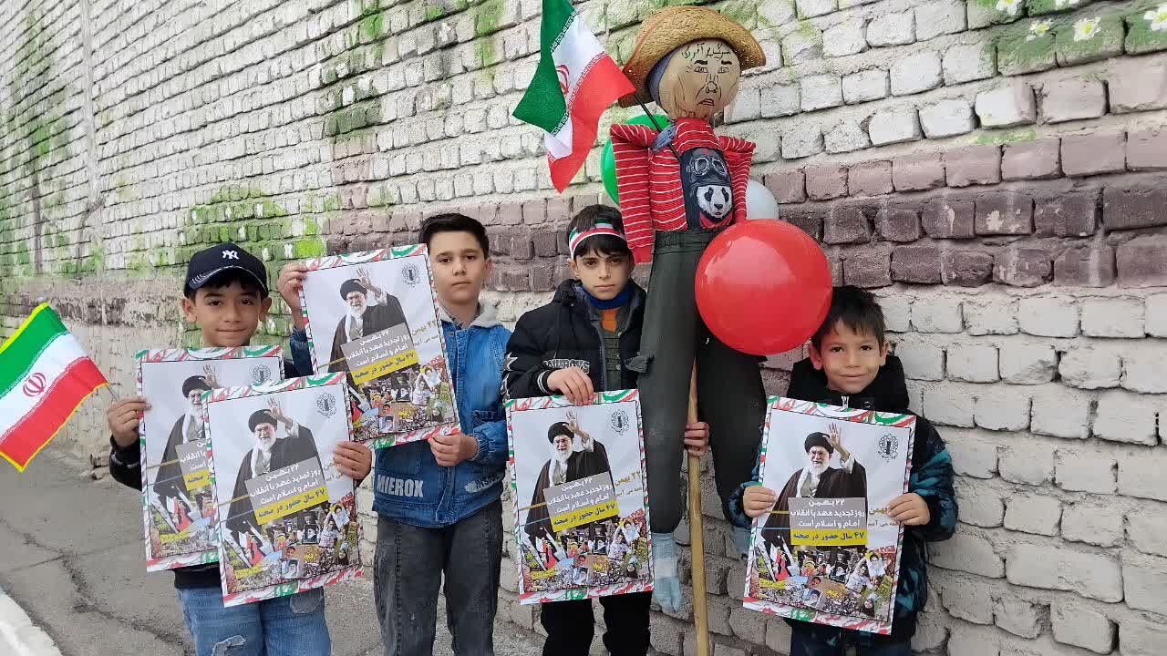 خلق حماسه سالگرد پیروزی انقلاب در روستای صرم 