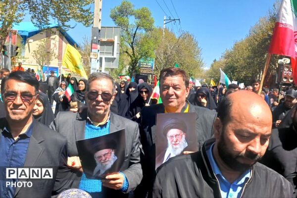 مراسم بزرگداشت چهلمین روز شهادت قائد امت در بجنورد