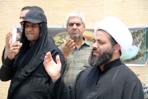 مراسم عزاداری ظهر عاشورا در شهرستان بندرخمیر