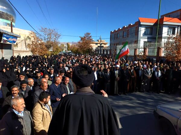راهپیمایی جمعهٔ خشم در شهرستان نورآباد