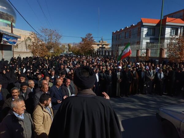 راهپیمایی جمعهٔ خشم در شهرستان نورآباد