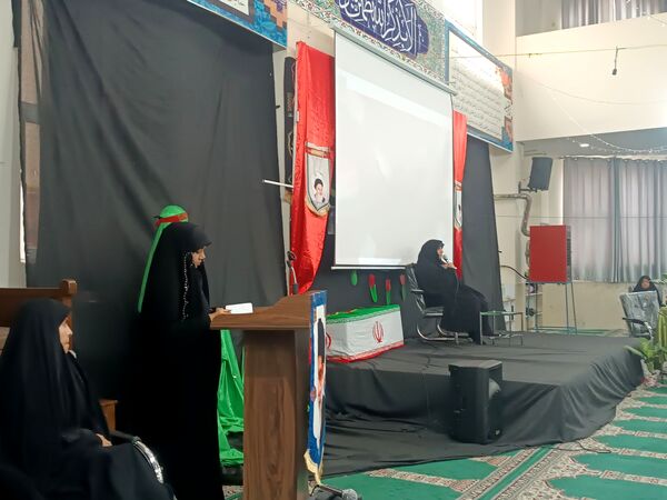 مراسم شهادت حضرت ام البنین در مسجد حضرت محمد (ص) برگزار شد