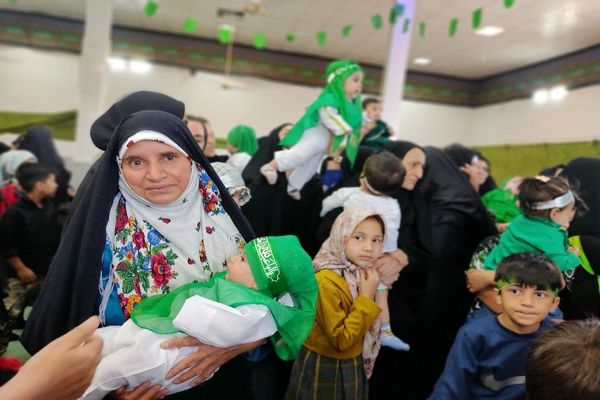 همایش شیرخوارگان حسینی در شهر بار