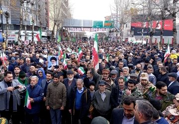 حماسه ای دیگر در راهپیمایی ۲۲ بهمن قائمشهر