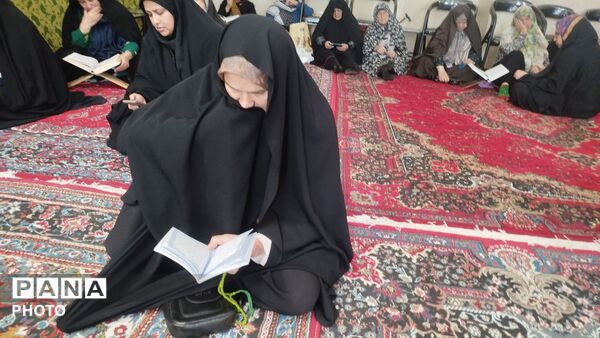 مراسم پر فیض دعای عرفه در مسجد چهارده معصوم الغدیر باحضور مردم 