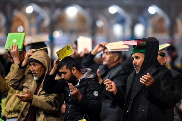 مراسم احیاء سومین شب قدر در مسجد مقدس جمکران